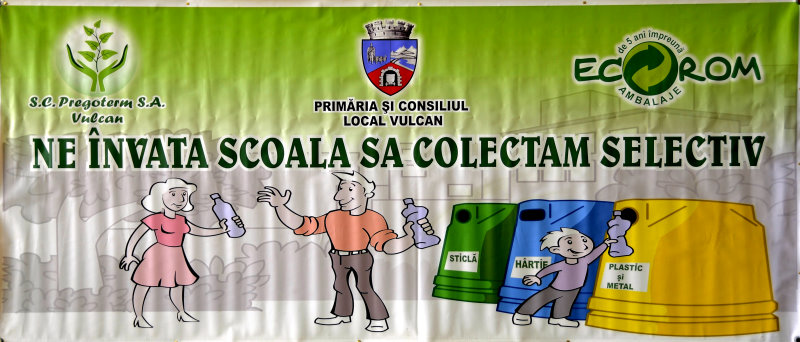 PROGRAM EDUCAȚIONAL “NE ÎNVAȚĂ ȘCOALA SĂ COLECTĂM SELECTIV”